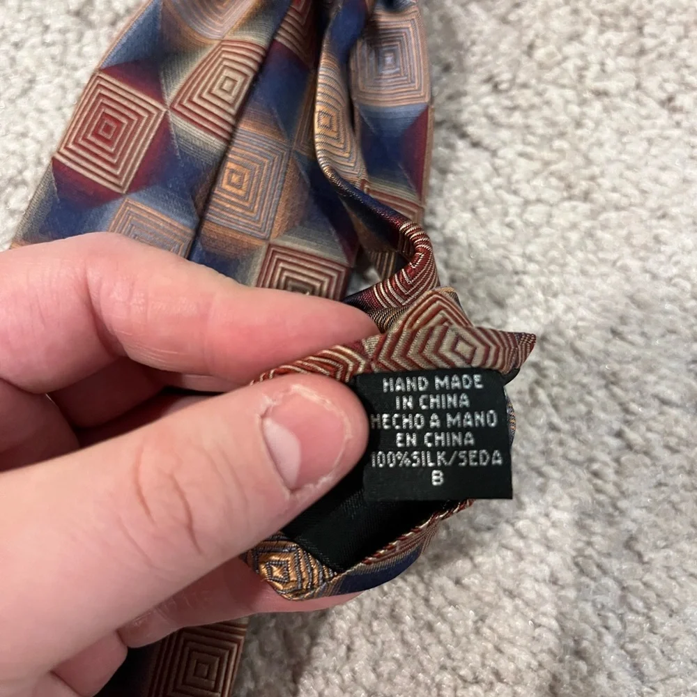 Crazy Horse 100% Silk Patterned Tie